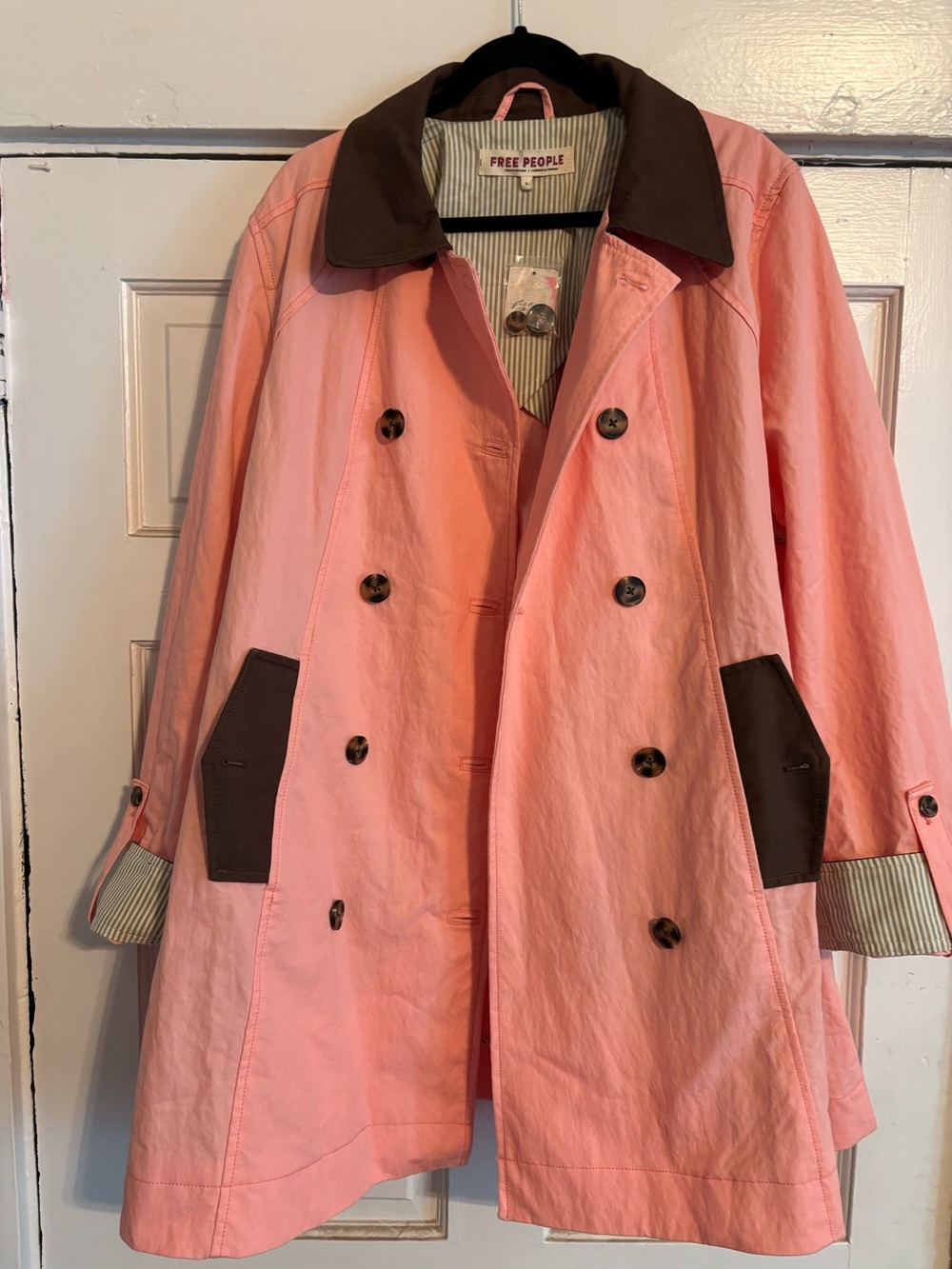 Free People Riley Canvas Car Coat